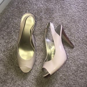 Nine West, nude heels size 9